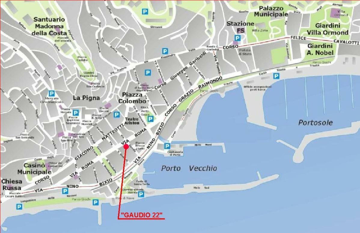 Gaudio 22 Apartment 산레모 외부 사진